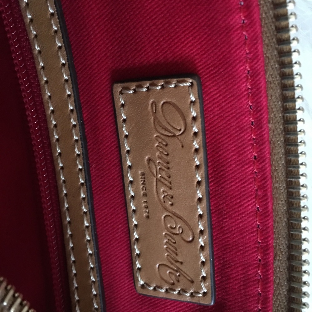 Dooney & Bourke Midnight Blue and Tan Handbag - Picture 4 of 12